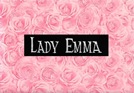 Lady Emma Badge on Roses landscape