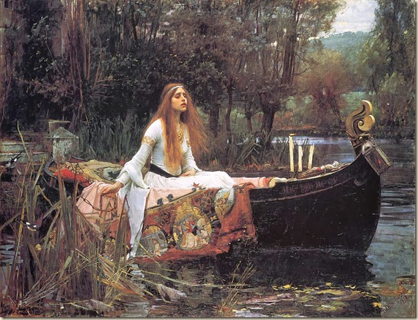  John William Waterhouse, The Lady Of Shallot 1888