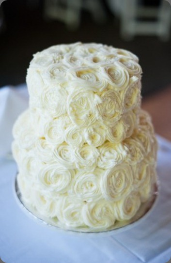 Pretty-White-Rosette-Floral-Wedding-Cake-300x451 cafe solstice