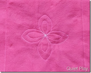 Flower quilting