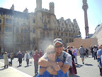 Outside of Westminster Abbey. We couldn't go in because this was only 2 days before the royal wedding.