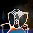 "White Chair" Gouache/Acrylic