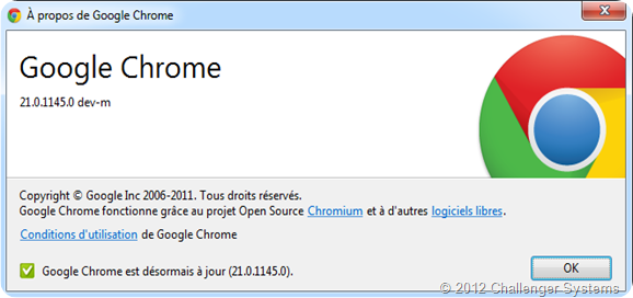 Google Chrome v21