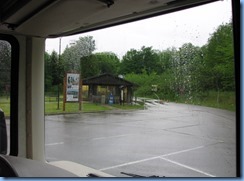4491 arriving Bass Lake Provincial Park in rainstorm 4491 arriving Bass Lake Provincial Park in rainstorm