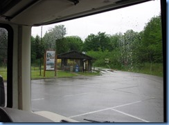 4491 arriving Bass Lake Provincial Park in rainstorm