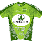 The special designed Herbalife Marco Polo Cycling Team jersey for the Tour de Langkawi. (Design Francis Cerny)