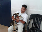 SHIKOBA vino a hospital animal a cumplir su proceso de vacunas gracias a su familia por esa responsabilidad