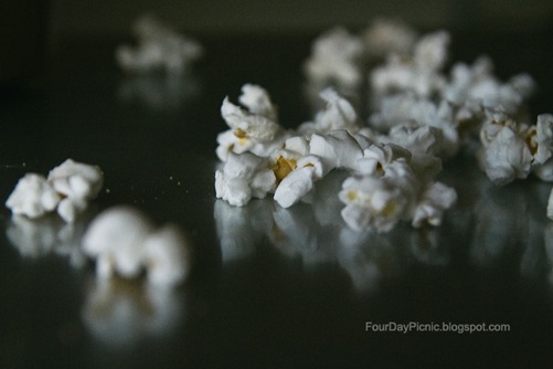 homemade microwave popcorn for travel snack