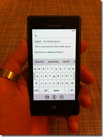 Keyboard WP7