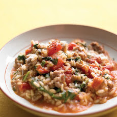 Tomato and Sausage Risotto