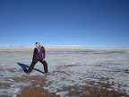 Hails making the most of one of our roadside stops, getting some posing in.