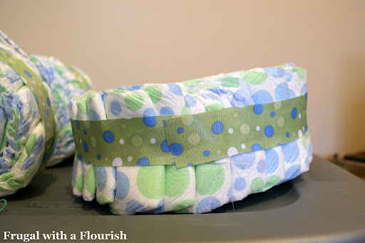 what you need to make a diaper tricycle