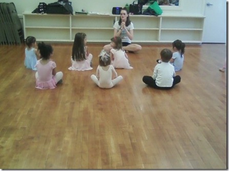 First day of dance class