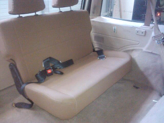 Ben's Jeep Cherokee (XJ): Third row seat
