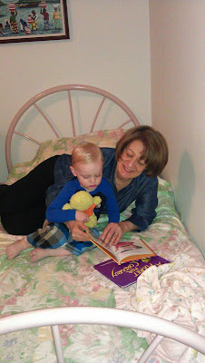 Reading with momo