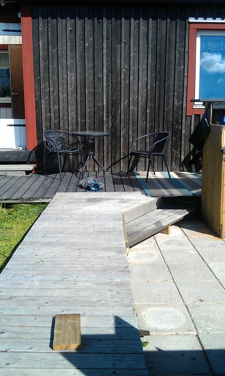 Familjen ljadas Ãventyrsblogg...: projekt: utekök ser ljuset i ...