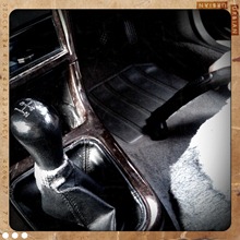 cleaning the car