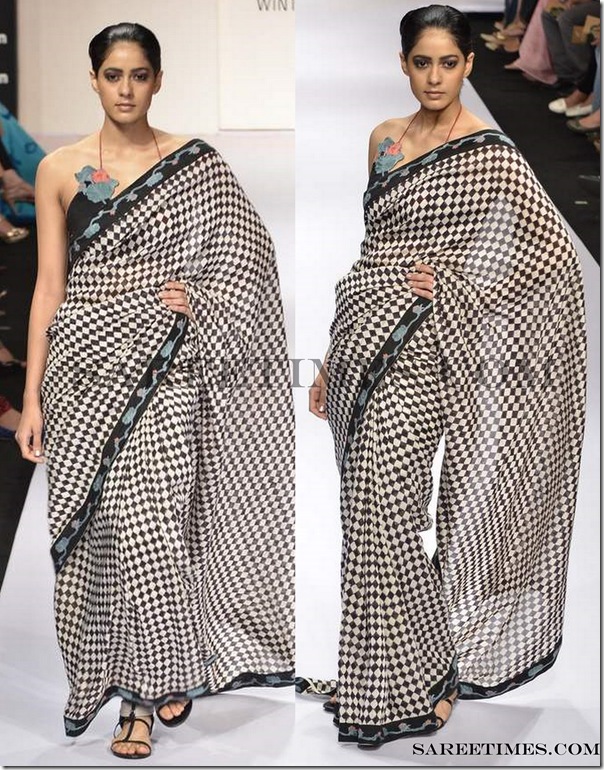 Vivek_Kumar_Polka_Dots_Saree