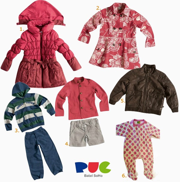 Lojas PUC em Liquidação de Inverno 2012 com até 50% OFF. liquidacao inverno 2012 puc batel soho moda infantil