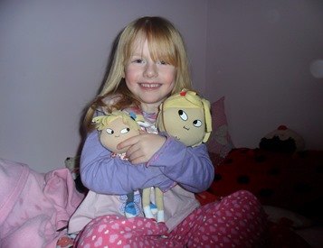 Miss B and her Lola dolls