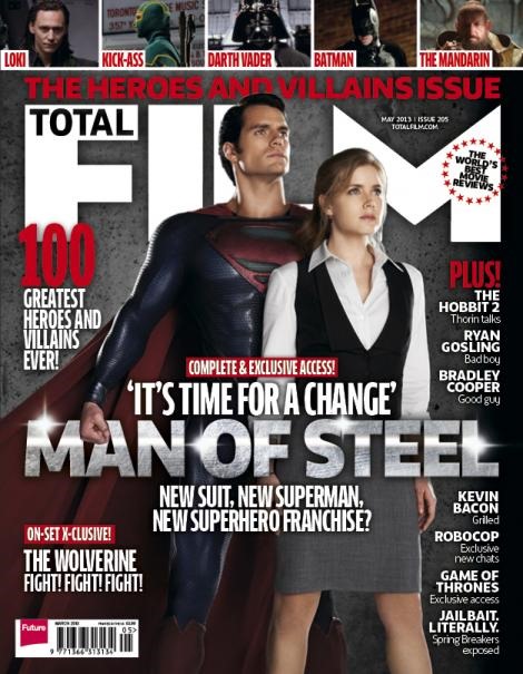 Az acélember a TotalFilm címlapján