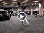Purple Stripes on stilts