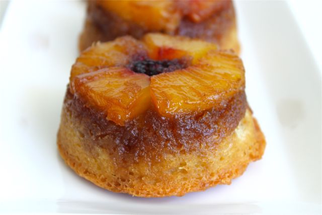Mini Pineapple {Coconut} Upside-Down Cakes Mini Pineapple {Coconut} Upside-Down Cakes