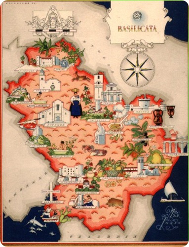 basilicata cartina basilicata cartina