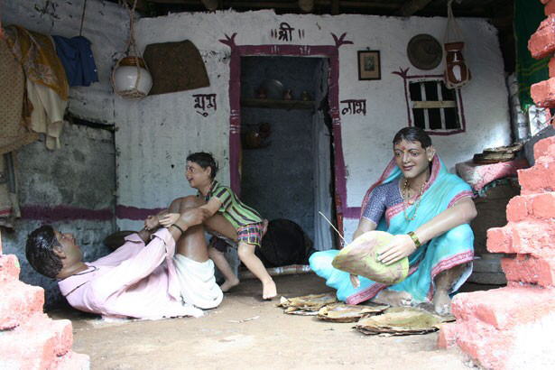 INDIA's Wax museum in KOLHAPUR capturing village life in India