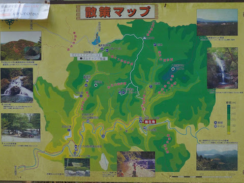 犬山・八曽自然休養林散策マップ