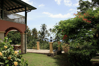 Beautifully kept grounds and plant life.