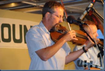 Buddy Melton, lead singer, fiddler, dobroist all for Balsam Range