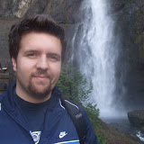 Cameron in Front of the Falls