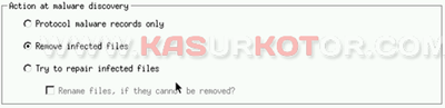 Remove infected files Remove infected files