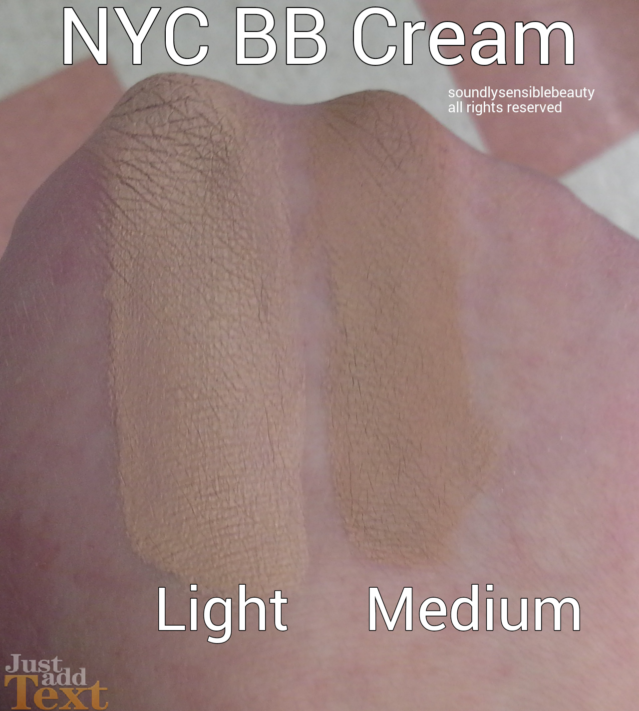 N.Y.C. (New York Color) Smooth Skin 5 in 1 BB Cream Beauty Balm Shade  Swatches. Review Coming Soon!
