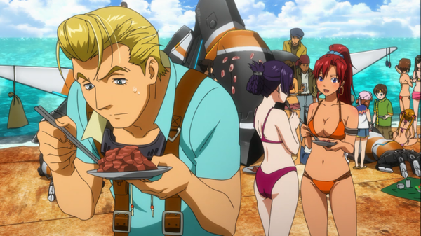 Suisei No Gargantia Beach Party