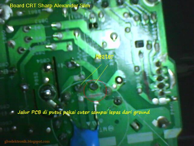 board CRT Sharp Alexander Slim