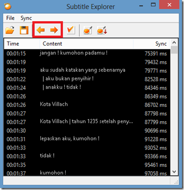 Window Subtitles Explorer