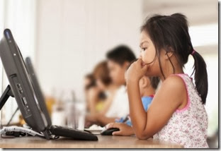 kids using computer