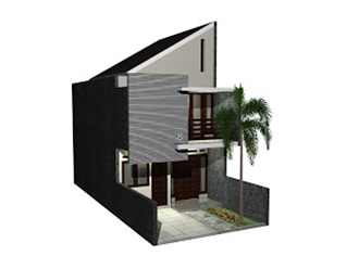 denah rumah lebar 5 meter tampak kanan samping denah rumah lebar 5 meter tampak kanan samping