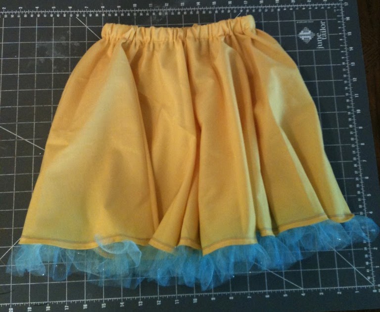 Clark and Lily Day 1 Circle Skirt with Tulle Ruffle