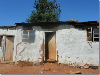 Ma Zungu's house after storm
