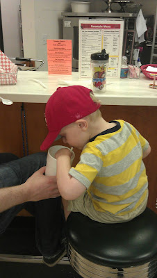 Andy loved daddys lime ice cream soda