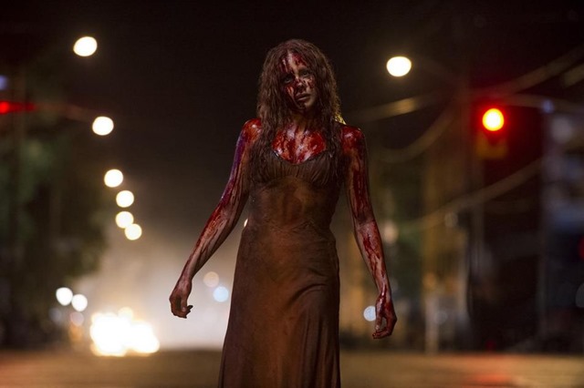 Two Carrie Photos with a Blood Soaked Chloe Moretz 02