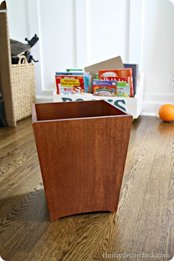 small garbage can wood project