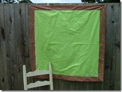 Green Polka dot quilt #2