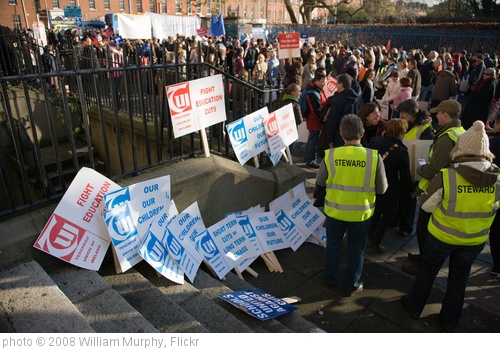 'Teachers Getting ready To Protest In Dublin' photo (c) 2008, William Murphy - license: http://creativecommons.org/licenses/by-sa/2.0/