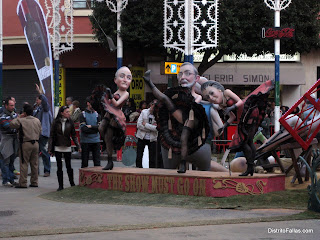 Falla Sueca-Literat Azorín 2012.