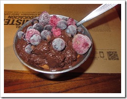 Mousse com frutas vermelhas - El Club de La Milanesa
