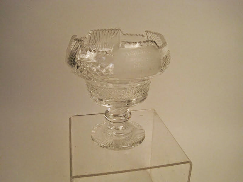 Waterford Tall Inscribed Bowl